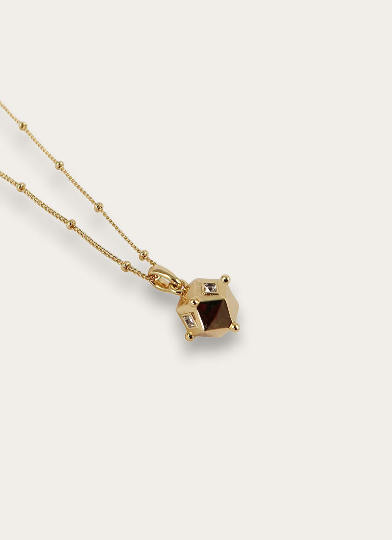 Lucky Cube Charm Necklace